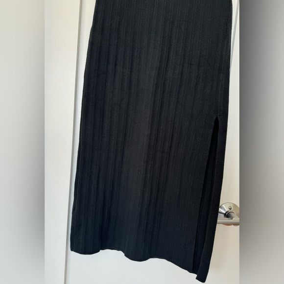 Abercrombie & Fitch | NWT Black Midi Tank Dress Large - Picture 4 of 7
